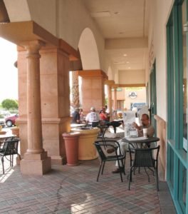 Las Vegas Pueblo Village coffee house (