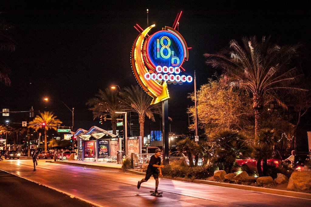Las Vegas Arts District sign