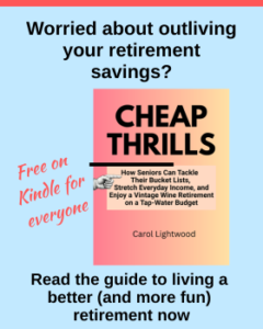 Cheap thrills for Seniors ebook free on Kindle