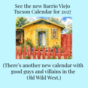 ad for Barrio Viejo 2027 wall calendar